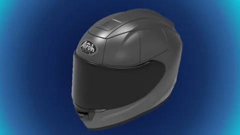 The new Airoh helmet with airbag